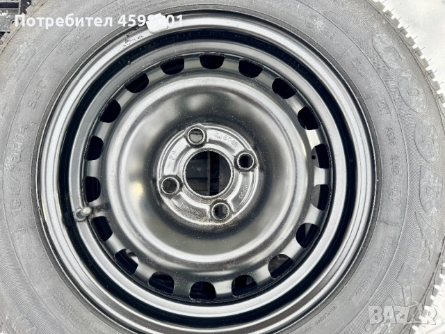 ЧИСТО НОВА Резервна гума+джанта 14цола 4x100+Авариен комплект за Opel,Chevrolet, снимка 11 - Гуми и джанти - 53139245
