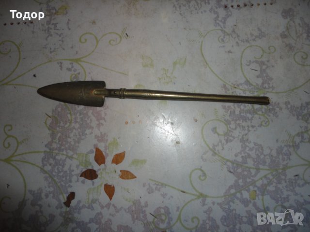 Бронзова фигура пластика лопата , снимка 4 - Декорация за дома - 43771624