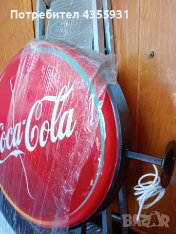 Чисто Нова coca cola огромна светеща табела кока кола , снимка 4 - Антикварни и старинни предмети - 50142640