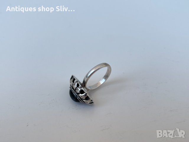 Невероятен, ръчно изработен сребърен пръстен. №2423, снимка 3 - Пръстени - 36935039
