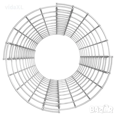 vidaXL Габион кръгли повдигнати лехи 3бр поцинкована стомана Ø30x100см(SKU:152020), снимка 2 - Други - 48498060