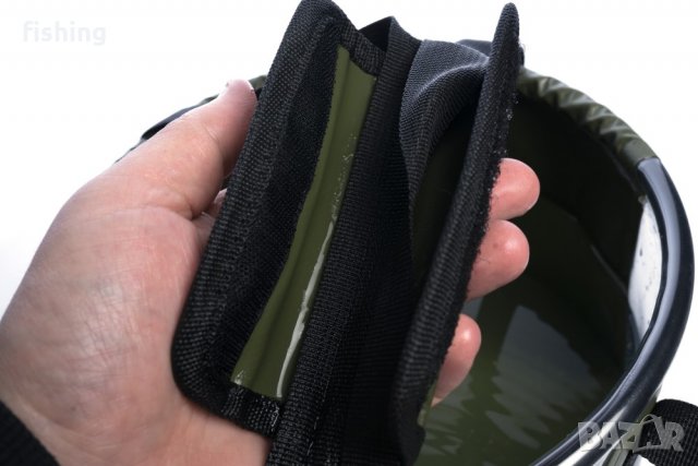 НОВО RidgeMonkey Perspective Collapsible Bucket, 10 litre, снимка 5 - Екипировка - 26608599