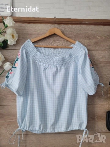 Блуза бродерии , снимка 7 - Корсети, бюстиета, топове - 51863572