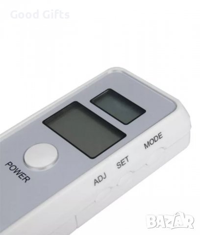 Електронен джобен дрегер за алкохол LCD дисплей часовник будилник, снимка 4 - Друга електроника - 39300763