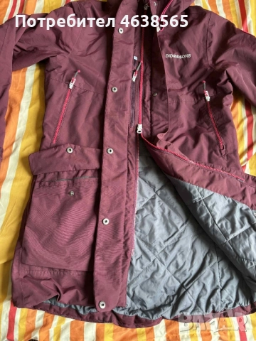 Дамско зимно яке Didriksons 1913, снимка 5 - Якета - 52525546