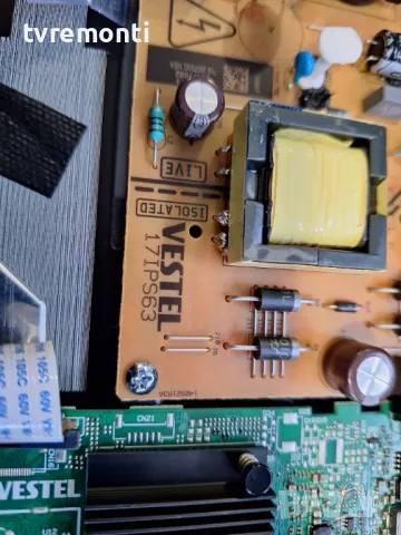 POWER BOARD 17IPS63 for Crown 32VF66VW  SMART 32inc DISPLAY VES315WNFH-L3-Z01, снимка 2 - Части и Платки - 47556239