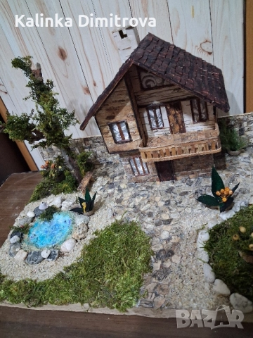 Ръчно изработен макет с размер 29/21см.