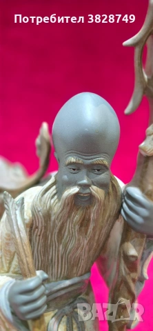 Огромна порцеланова фигура на ядро, снимка 7 - Антикварни и старинни предмети - 53342020