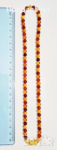 Детско герданче от топчета балтийски кехлибар, снимка 3 - Колиета, медальони, синджири - 44199432