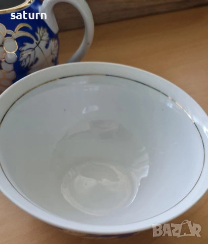 порцеланов сет грозде и злато, снимка 4 - Сервизи - 52391535