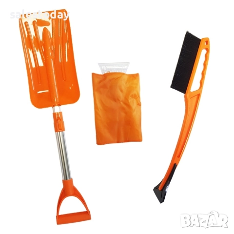 Комплект от лопата, Стъргалка с ръкавица и Стъргалка с четка