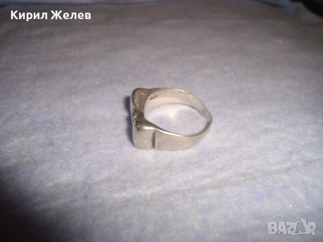 СТАР РЕТРО ВИНТИДЖ СРЕБЪРЕН ПРЪСТЕН ВИСОКА ПРОБА СРЕБРО РЪЧНА ИЗРАБОТКА СТИЛЕН КРАСИВ 28723, снимка 11 - Пръстени - 37277529