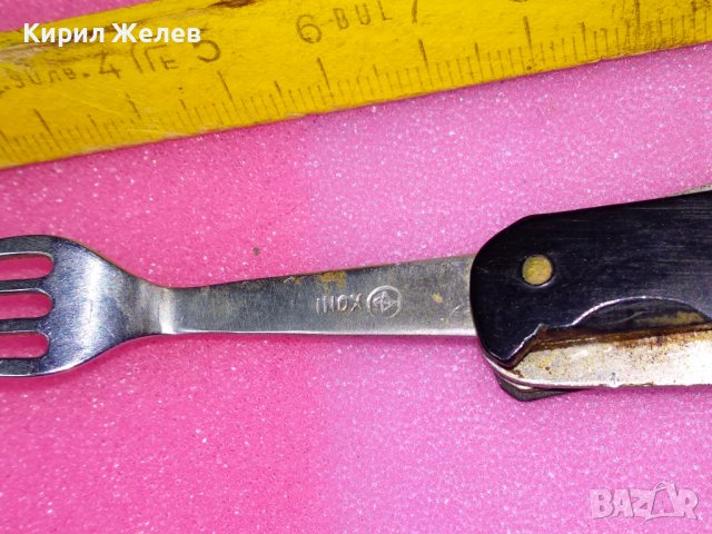 INOX Старо НЕМСКО БОЦМАНСКО МНОГОФУНКЦИОНАЛНО ДЖОБНО НОЖЧЕ Рядък КОЛЕКЦИОНЕРСКИ МОДЕЛ в КАЛЪФ 43163, снимка 14 - Други ценни предмети - 44010249