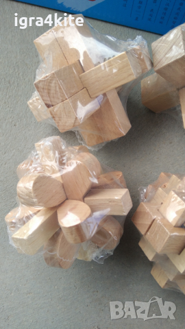 Ново! 6 в 1 - 6 бр. от най-известните логически дървени игри на света дървени играчки, снимка 6 - Образователни игри - 36540580