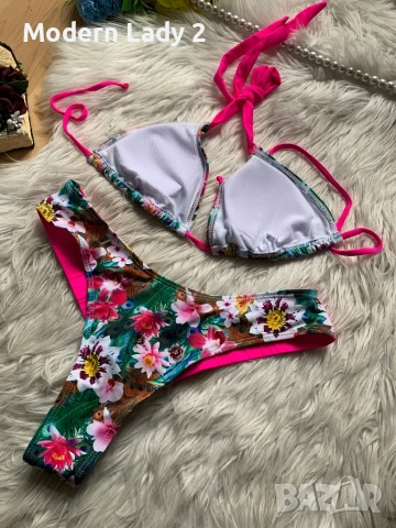 Нов бански с цветя, снимка 4 - Бански костюми - 50897852