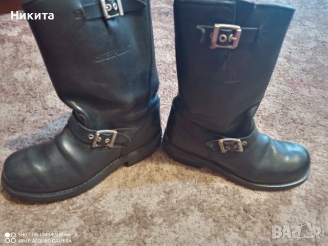 CAT-ботуши от естествена кожа 40 номер, снимка 4 - Мъжки ботуши - 43155454