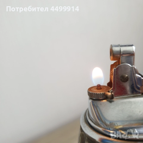 Настолна газова запалка, снимка 2 - Антикварни и старинни предмети - 52303099