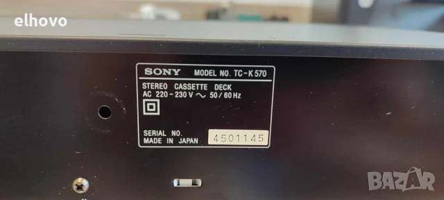 Дек SONY TC-K570, снимка 7 - Декове - 51340165