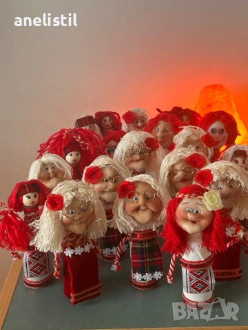 🌸 Ръчно изработени мартенички – кукли „Баба Марта“ 🌸