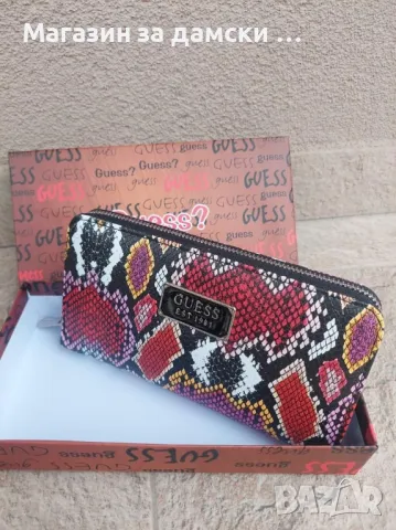 Хит модел дамски портмонета Guess цвят хамелеон Код 4006, снимка 4 - Портфейли, портмонета - 47769692