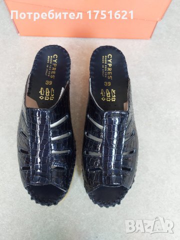 Нови елегантни чехли Cypres ном.39, снимка 2 - Чехли - 32805672