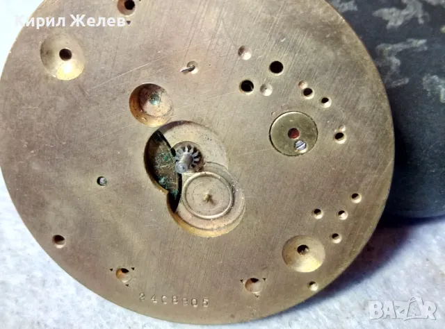 Tho-s RUSSELL & SON LIVERPOOL МЕХАНИЗЪМ от СТАР ВИКТОРИАНСКИ ДЖОБЕН ЧАСОВНИК ЗДРАВ БАЛАНС 75041, снимка 14 - Антикварни и старинни предмети - 48623042