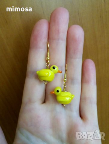 Обеци стъклени фигурки, снимка 9 - Обеци - 43061262