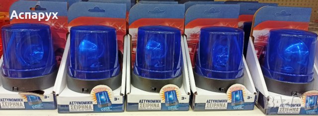 Детска полицейска сирена със светлина и звук