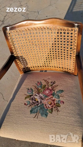 Кресло с гобленова дамаска №041, снимка 5 - Дивани и мека мебел - 51804837