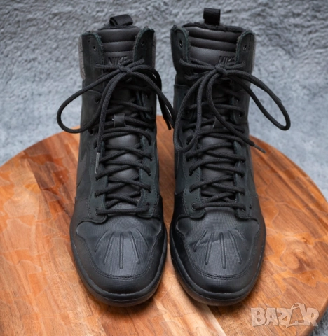маратонки / кецове на платформа Nike Dunk Sky Hi Sneakerboot Wedge 2.0 номер 38 ,5   , снимка 3 - Маратонки - 52079937