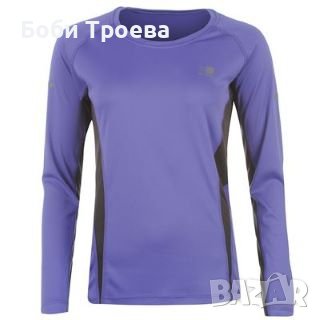 Karrimor X Mistral дамска блуза дълъг ръкав в лилаво -спортна за бягане колоездене , снимка 2 - Спортни екипи - 43745012