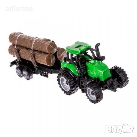 Детска игра Ферма с животни с 2 селскостопански коли, снимка 6 - Коли, камиони, мотори, писти - 34779624
