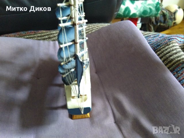 Белем Синеморец крайбрежно корабче ръчно правено Н-22см и размер 23х4см, снимка 8 - Декорация за дома - 40581273