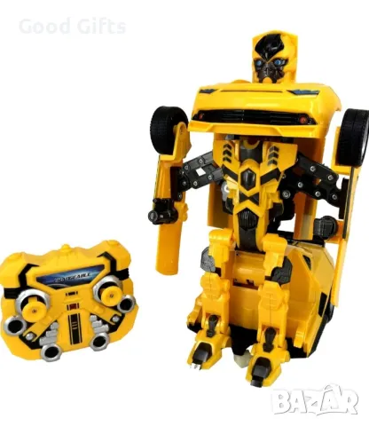 Трансформърс кола робот с дистанционно и акумулаторна батерия, снимка 2 - Коли, камиони, мотори, писти - 47303547