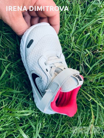 Nike grey and pink 25, снимка 9 - Детски маратонки - 33206387