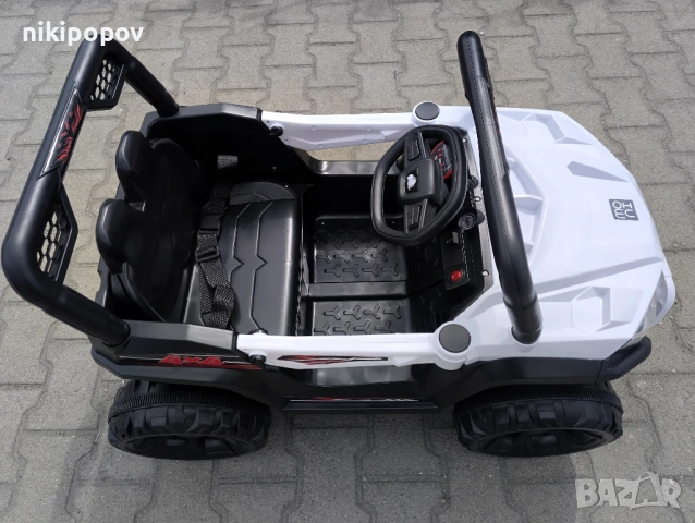 TEXAS акумулаторен джип FAST UTV бял, снимка 4 - Детски велосипеди, триколки и коли - 53569306