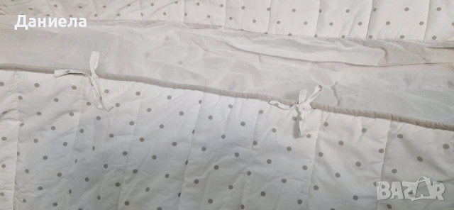 Обиколник за бебешка кошара LEN на IKEA, снимка 3 - Спално бельо и завивки - 53236202