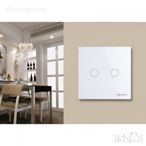 2015 Единичен, Двоен или Троен сензорен ключ за осветление, снимка 3 - Други стоки за дома - 37358414