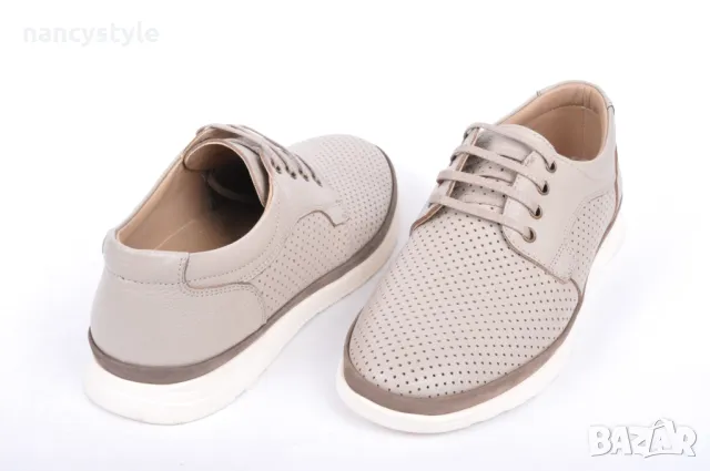 Мъжки обувки от естествена кожа, снимка 3 - Ежедневни обувки - 50108196