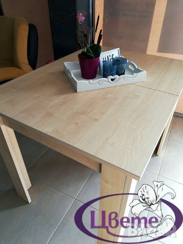 Трапезна маса – разтегателна + ПОДАРЪК 🤩 Коледен тишлайфер🎄