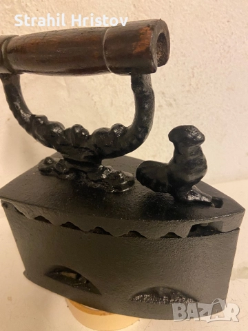 Ютия на жар стара, снимка 2 - Антикварни и старинни предмети - 52487469