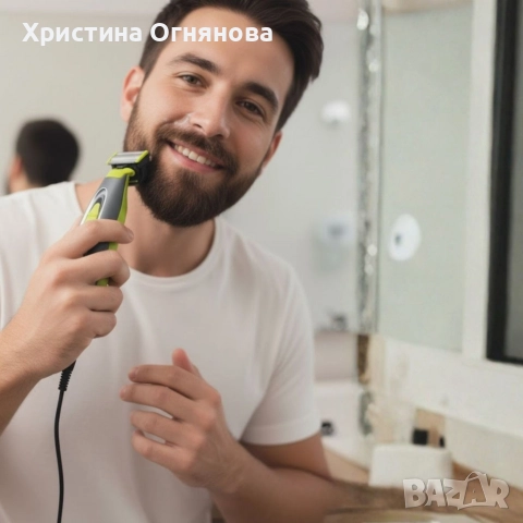 Акумулаторна самобръсначка Oliver Voltz, 5W, USB зареждане, батерия 300mAh и подвижно острие, снимка 2 - Електрически самобръсначки - 52982647
