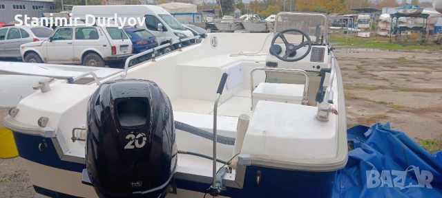 лодка двигател и ремарке без регистрация, снимка 6 - Воден транспорт - 50876166