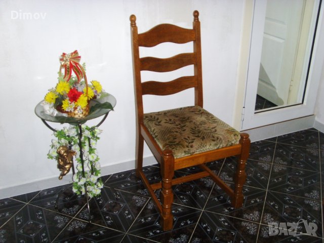 Маса с 4 стола, масив. Внос., снимка 17 - Маси - 37766221