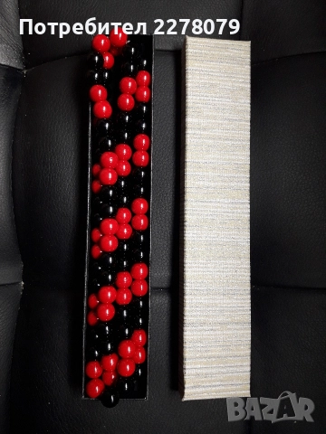 Колиета от оникс - ръчна изработка, снимка 6 - Колиета, медальони, синджири - 44824323