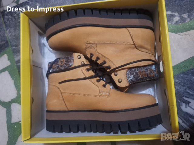 Дамски боти Buffalo 40 ест велур