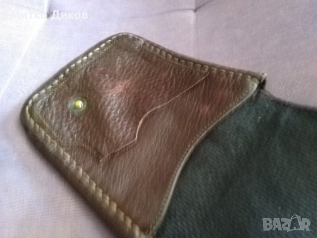 Чанта за колан СИС Естествена кожа 14х11см, снимка 7 - Чанти - 36988244