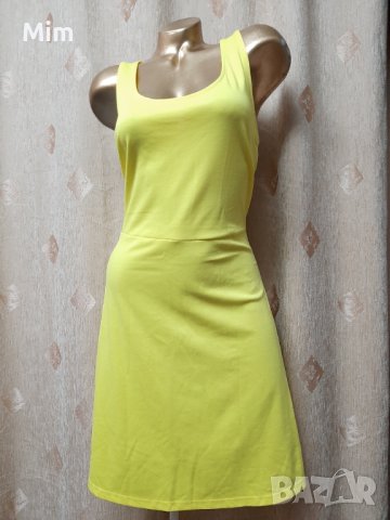 Н&М XL Лимонена жълта рокля , снимка 6 - Рокли - 40296974