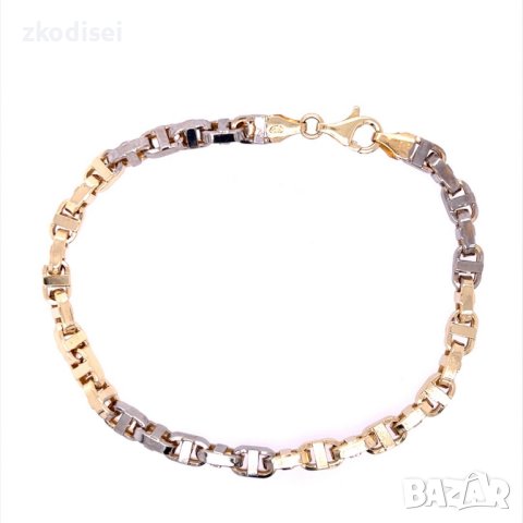 Златна мъжка гривна 10,22гр. 23см. 14кр. проба:585 модел:20356-3