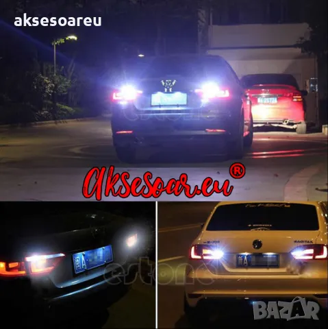 2 броя Нови габарити BAX9S с 10 LED диода крушка H6W-DC 12 V габаритни крушки фарове дневни светлини, снимка 2 - Аксесоари и консумативи - 49961803